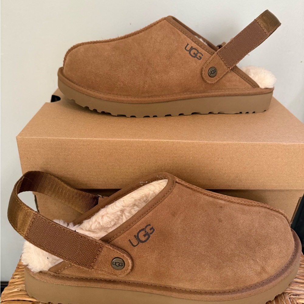 UGG Lanah Clog Women’s size 9 chestnut